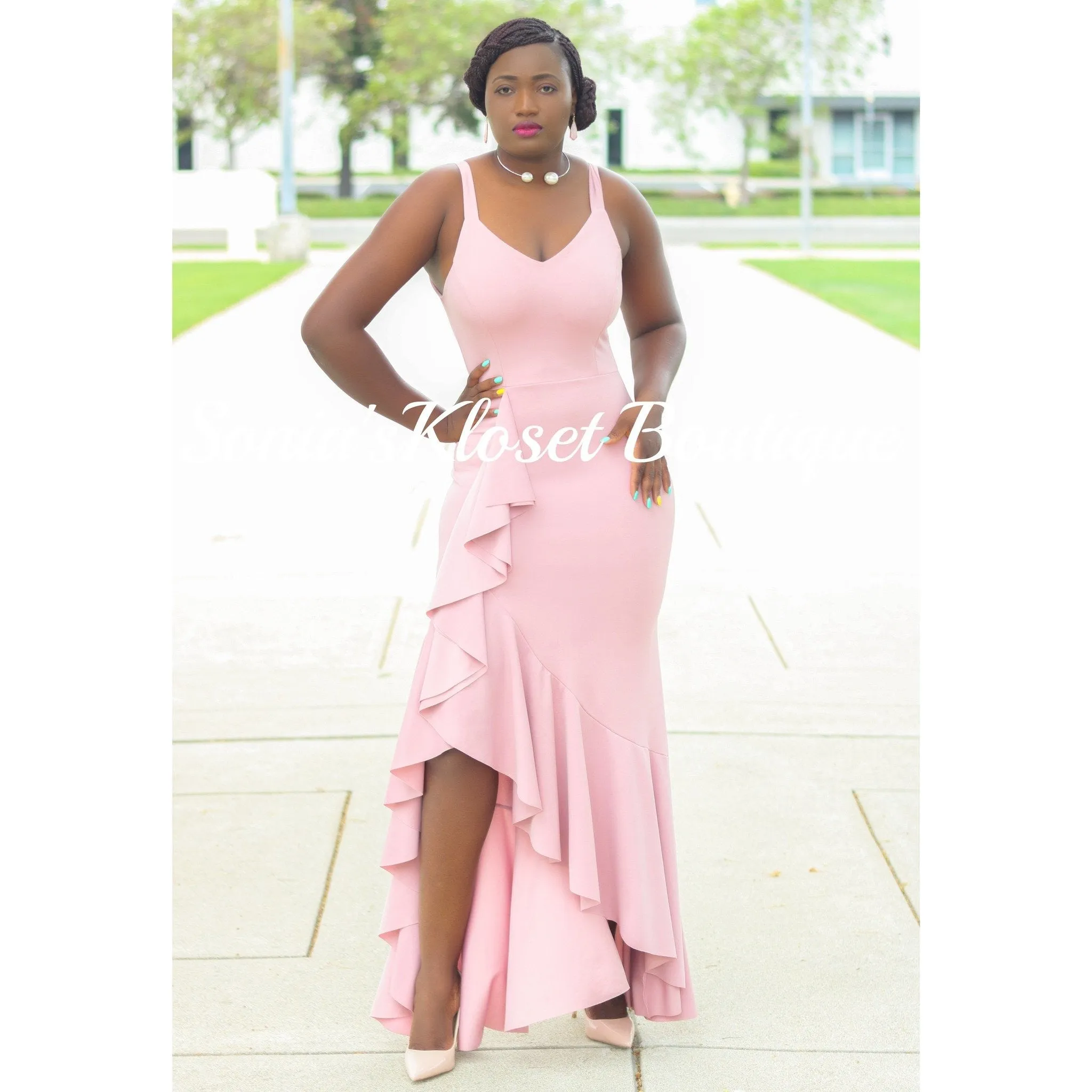 BIANCA BLUSH GOWN